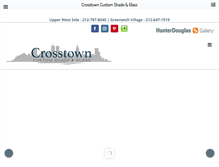 Tablet Screenshot of crosstownshadeandglass.com